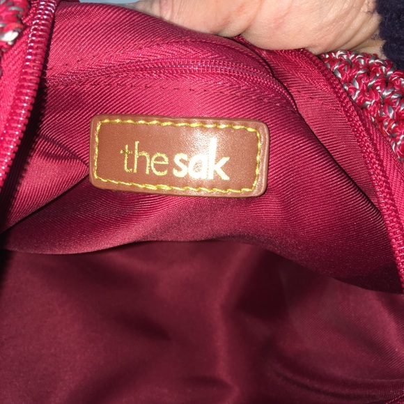 ❌SOLD❌The Sak stripe crochet shoulder bag hippy - Picture 4 of 8